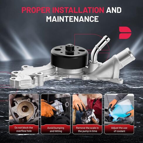 BDFHYK 68311108AA Automotive Water Pump for V6 3.6L Compatible with Dodge Durango 2016-2022, Compatible with Jeep Grand Cherokee 2016-2022,Grand Cherokee L 2021-2022,68311108AE 44039 41503E in Saudi Arabia