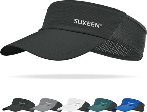 قبعة Sukeen Sun Sun Fors للرجال ، قبعة كبيرة للبرودة خفيفة الوزن ، قبعة مطاطية للركض ، والتنس ، والغولف ، والملابس اليومية in Saudi Arabia