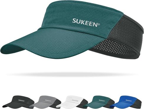 قبعة Sukeen Sun Sun Fors للرجال ، قبعة كبيرة للبرودة خفيفة الوزن ، قبعة مطاطية للركض ، والتنس ، والغولف ، والملابس اليومية in Kuwait