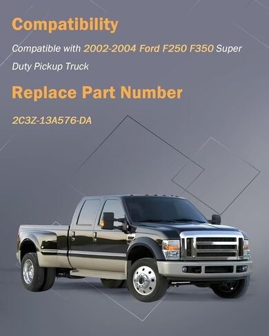 4-flat 7-way trailer tow tow wiring sluge ، محول الأسلاك متعدد الأسلاك متعدد الوظائف 4 و 7 ، متوافق مع شاحنات فورد F250 F350 Super Duty ، استبدل# 2C3Z-13A576-DA in Kuwait