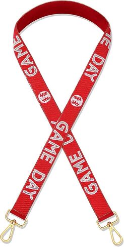 boderier Baseball Beaded Purse Strap Replacement Crossbody Bag Strap Game Day Shoulder Straps for Bags Baseball Mom Accessory in Saudi Arabia