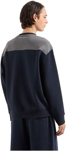 Armani Exchange Men Limited Edition A Line Logo Stretch Cotton Poly Sweatshirt in Kuwait