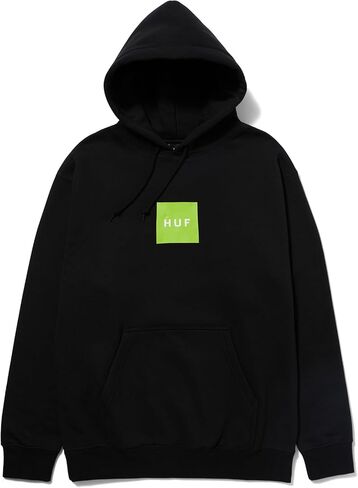 HUF Men's Box Logo Pullover Hoodie - Classic Cotton Blend Sweatshirt in Saudi Arabia