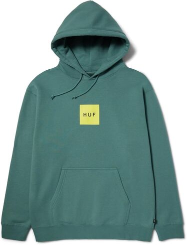 HUF Men's Box Logo Pullover Hoodie - Classic Cotton Blend Sweatshirt in Saudi Arabia