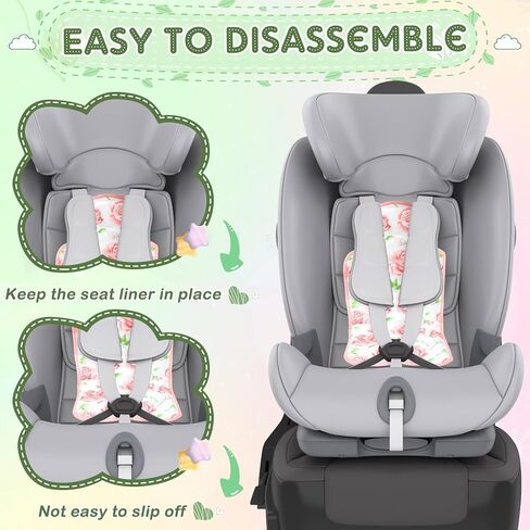 Pinkunn Gel Car Seat Cooler Pad Car Seat Cooling Pad Chair Ice Breathable Pad Summer Ice Seat Cooler Mat Summer Chair Cooler Liners Cushion for Stroller Baby Dining Chair, Safety Seat(Pink Rabbit) in Kuwait