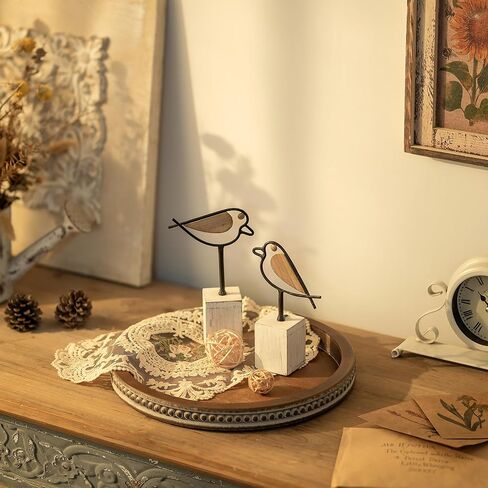 Hanobe Candle Tray Holder Decorative: Round Coffee Table Home Decor Centerpiece Boho White Serving Trays for Living Room Kitchen in Kuwait