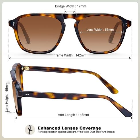 Carfia Acetate المستقطب للنظارات الشمسية - تصميم تجريبي ، حماية UV CA5355 in Saudi Arabia