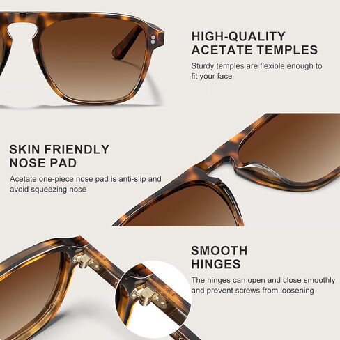 Carfia Acetate المستقطب للنظارات الشمسية - تصميم تجريبي ، حماية UV CA5355 in Saudi Arabia