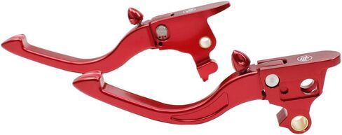 POWER JAMES Red Front Clutch Brake Shift Levers for Harley 18-23 Softail Breakout Low Rider Fat Boy Street Bob FXDR 114 (Gold) (Anodized Red) in Saudi Arabia