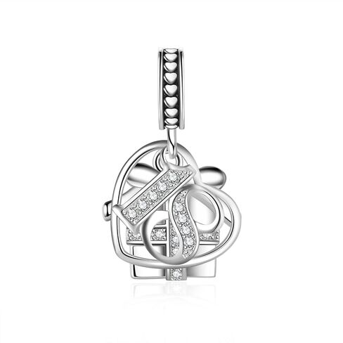 13 16 18 21 30 40 50 60 Birthday Gift Box Charm Compatible with Pandora Charms Bracelets for Women Birthday Jewelry Gifts in Saudi Arabia