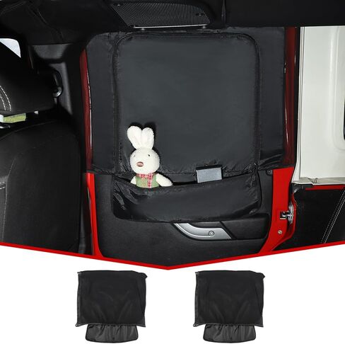 JeCar Rear Window Screen Cover Side Window Mesh Sun Shade with Storage Bag Compatible with Jeep Wrangler TJ JK JL & Gladiator JT 1997-2023, for Privacy Blackout/Bug in Kuwait
