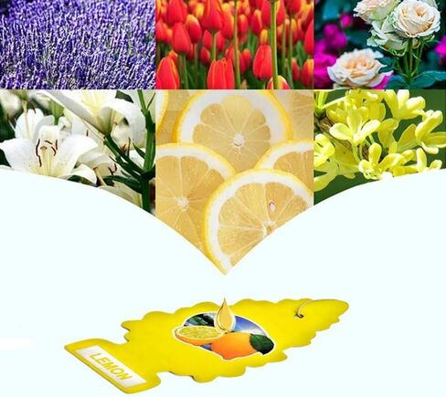 Tree Car Air Freshener Hanging Paper Home Bathroom Freshener Natural Scented Tea Paper Car Hanging Accessories (8 Pcs) in Saudi Arabia