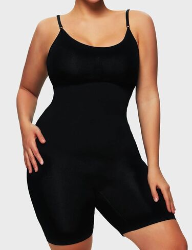 Shapewear for Women Tummy Control Wasit Trainer Bodysuit Mid-Thigh Seamless Fajas Full Body Shaper in Saudi Arabia