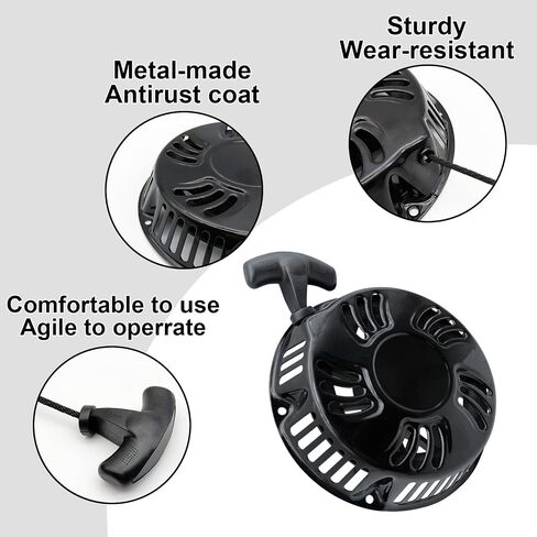 مجموعة Strongthium Pull Start Assembly for Predator 420cc Honda Remplica Pheass and More 338cc 439cc 440cc 459cc type 1 in Kuwait