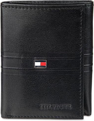 Tommy Hilfiger Men's Leather Trifold Wallet in Saudi Arabia