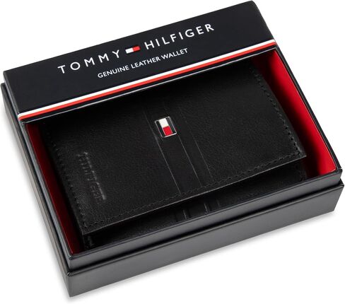 Tommy Hilfiger Men's Leather Trifold Wallet in Saudi Arabia