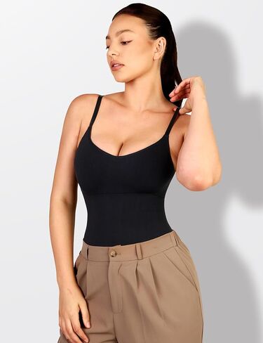 Lover-Beauty Women's Bodysuit Built in Bra Thong Sculpting Seamless Shapewear in Kuwait