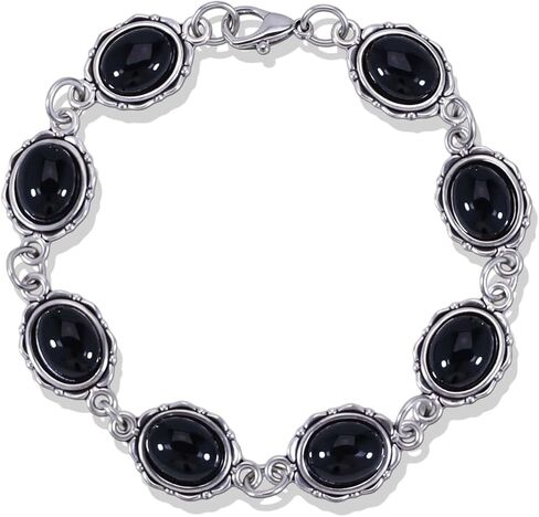 Gothic Bracelet Red Black Crystal Retro Grunge Bracelets Vampire Witch Bracelet for Women Goth Vintage Victoria Renaissance Jewelry Emo Accessorie Halloween in Saudi Arabia