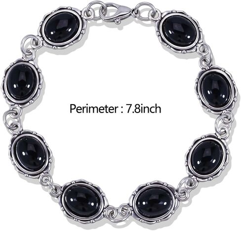 Gothic Bracelet Red Black Crystal Retro Grunge Bracelets Vampire Witch Bracelet for Women Goth Vintage Victoria Renaissance Jewelry Emo Accessorie Halloween in Saudi Arabia