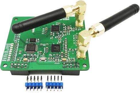 AURSINC MMDVM Duplex Hotspot Module Dual Hat V1.5.2 with 0.96 OLED Display Support P25 DMR YSF NXDN DMR Slot 1 + Slot 2 for Raspberry Pi, Pi Zero (with OLED) in Kuwait