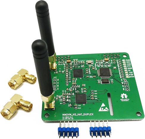 AURSINC MMDVM Duplex Hotspot Module Dual Hat V1.5.2 with 0.96 OLED Display Support P25 DMR YSF NXDN DMR Slot 1 + Slot 2 for Raspberry Pi, Pi Zero (with OLED) in Kuwait