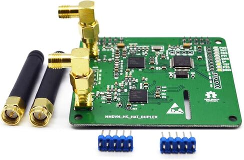 AURSINC MMDVM Duplex Hotspot Module Dual Hat V1.5.2 with 0.96 OLED Display Support P25 DMR YSF NXDN DMR Slot 1 + Slot 2 for Raspberry Pi, Pi Zero (with OLED) in Kuwait