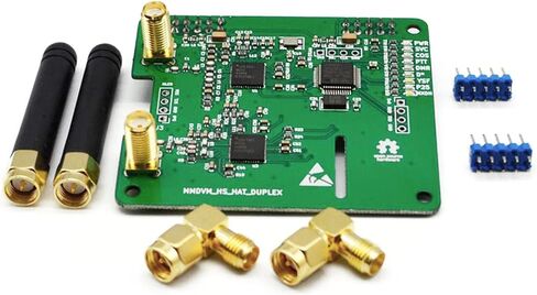AURSINC MMDVM Duplex Hotspot Module Dual Hat V1.5.2 with 0.96 OLED Display Support P25 DMR YSF NXDN DMR Slot 1 + Slot 2 for Raspberry Pi, Pi Zero (with OLED) in Kuwait