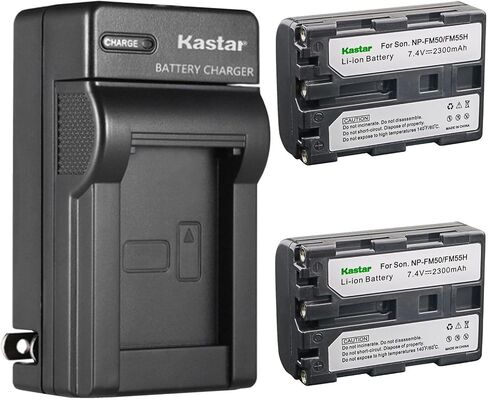 Kastar 3 عبوات بطارية وشاحن حائط تيار متردد بديل لسوني DCR-PC9، DCR-PC100، DCR-PC101، DCR-PC103، DCR-PC104، DCR-PC105، DCR-PC110، DCR-PC115، DCR-PC120، DCR- PC330، DCR-TRV6، DCR-TRV8، DCR-TRV10 in Kuwait