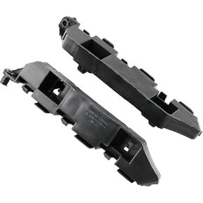 DAT AUTO PARTS Front Left Driver & Right Passenger Side Bumper Cover Bracket Retainer Spacer Set Of 2 Replacement For 2012-2015 Honda Civic Black Textured Plastic HO1042112 HO1043112 71198TR0A01