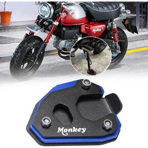 FOR Monkey125 Monkey 125 2024 Motorcycle Kickstand Foot Side Stand Extension Pad Support Plate Pedal Footrest monkey 125 2019-2024 Motorcycle accessories (grey)