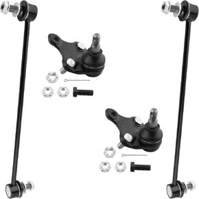 BOXI (Set of 4) Front Lower Ball Joints + Sway Bar End Links fit for Scion XB 2008-2015 / TC 2011-2016 / for Lexus NX200t 2015-2017 / NX300h 2015-2018 / for Toyota Rav4 2006-2018 / K500062 K750043