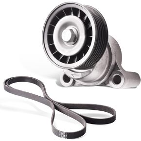 Drive Belt Tensioner Kit Compatible with Chevy Colorado/Express/Silverado/Suburban, GMC Canyon/Savana/Sierra/Yukon Replaces 12626222, 6PK2370, 12609719