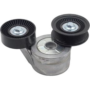 39120 Drive Belt Tensioner Assembly with Pulley 53030958AG, Compatible with 07-09 Chrysler Aspen Fit for Dodge Dakota Fit for Durango Fit for Ram 1500 Fit for Jeep Grand Cherokee Fit for Jeep Liberty