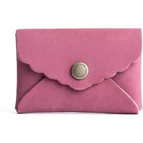 Portland Leather Goods Mini Daisy Wallet for Women – Handmade from the Finest Full-Grain Hides – Features Envelope Design with Snap Closure – Cognac