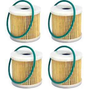 Fuel Filter Water Separator Motorcycle Oil Water Separation Filter Element 90794-46871-00 90794-46871 90794-46911 90794-46911-00 90794-46913 for Honda Compatible with Yamaha Outboard Engine(4 PCS)