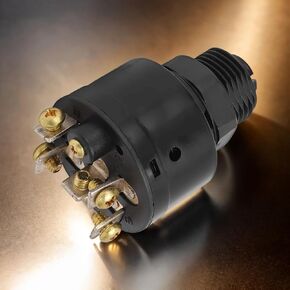 393301 High Efficiency Durable Push to Choke 3 Positon Ignition Key Switch Duty with 2 Keys for Inboard Outboard Powered Boats