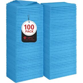 Orighty Microfiber Cleaning Cloths 12x12 inch, Pack of 24, Highly Absorbent Cleaning Supplies, Lint Free Cloths for Multiple-use, Powerful Clean Rags for House, Kitchen, Car Care (Multi-Color)