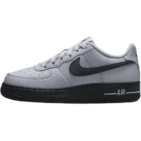 Nike Air Force 1 Big Kids' Shoes (HQ3807-002, Wolf Grey/Dark Smoke Grey)