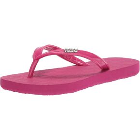 Roxy Girls RG Viva Sandal Flip-Flop, HOT Pink 211, 13 Little Kid