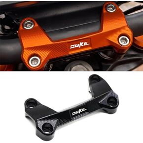 ل Duke 125 200 250 390 Duke 2006-2023 2024 إكسسوارات الدراجات النارية مقود Risers Cover Cover Clamp (Orange)