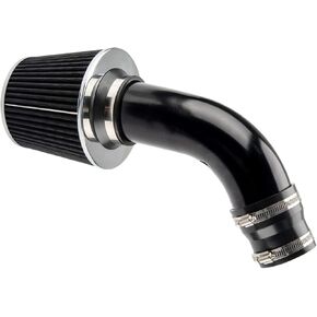 Cold Air Intake Kit for Universal 3" Cold Air Intake, Upgraded Air Intake System Kit - Black