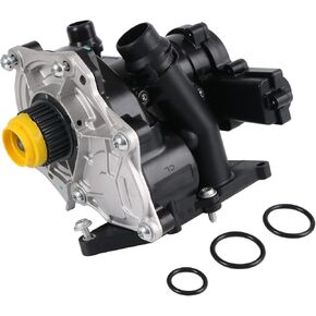 jdmspeed مضخة المياه ترموستات مجموعة الإسكان 06L121011B استبدال Audi A3 A4 A5 S3 TT ، استبدال Volkswagen VW Golf Beetle Passat Sportwagen 1.8T 2.0T يحل 06L12111J 06L12111H