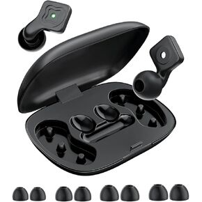 Ear Plugs for Sleeping Noise Cancelling, 45 dB Reusable Noise Cancelling Silicone Earplugs with 8 Ear Tips, Suitable for Concerts, Shooting, Travel, Swimming, Earplugs for Snoring Blocking