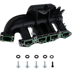 615380 مشعب تناول للمحرك مع حشية متوافق مع Buick Encore 2013-2020 ، Chevy Cruze 2012-2016 ، Sonic 2012-2020 ، 2013-2020 Trax 1.4L Engine ، يحل محل# 25200449 ، 555777314 ، 55558101010