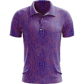 Gator Print Golf Polo for Florida College Fans (SM-5XL) (Performance Golf Polo, 2X-Large)