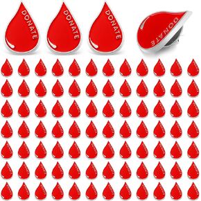 World Blood Donor Day Lapel Pins World Blood Donor Day Enamel Lapel Pins World Blood Donor Day Gifts for World Blood Donor Day Party Charity Favors
