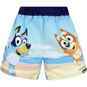 Bluey Boys Swim Shorts | Bingo Boys Swim Trunks for Pool Or Beach | Kids Swimwear