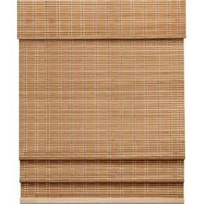 Lazblinds Cordless Bamboo Roman Shades ، معالجة نافذة تصفية الضوء ، لفة من الخيزران الستائر للنوافذ ، 35 'W x 60' 'H
