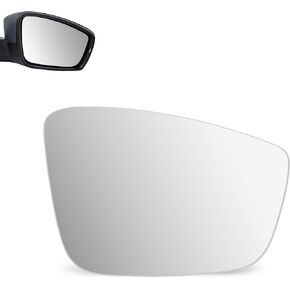 NEYASU Passenger Right Side RH Mirror Glass fit for 2012-2019 Volkswagen Beetle 2011-2018 VW Jetta 2012-2015 2017 VW Passat Convex Glass Rearview Mirrors Replacement with Adhesives No Heated