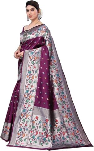 Partywear Saree For Women Designer jacquard Work With Unstitch Blouse in Saudi Arabia